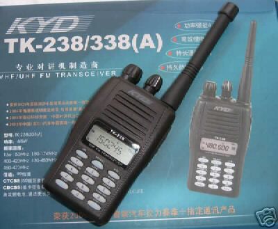 Pair uhf walkie talkie 5W fm 400-480MHZ two way radio