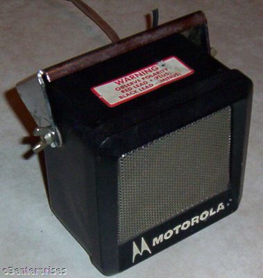 Rare motorola radio speaker~vintage ham~adam-12~no rsv 