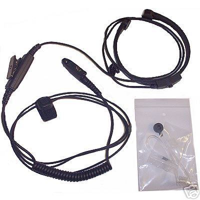 Throat mic earpiece for motorola GP344/388 etc.