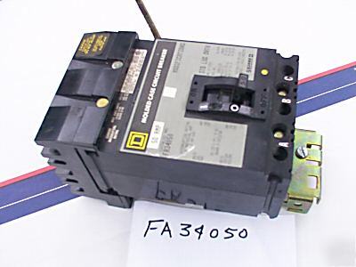 1 square d i-line breaker FA34050 480 v 50 amp fa 34050