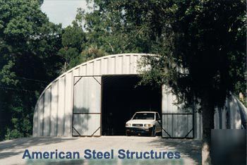 American steel buildings S25X50X16 metal storage barn
