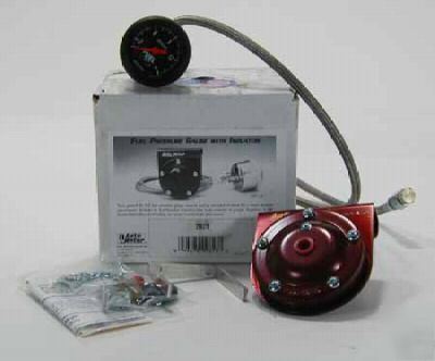 Autometer 15 psi fuel pressure guage kit isolator 