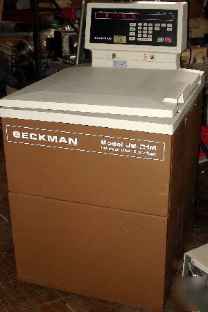 Beckman J2-21M 21,000 rpm refrigerated centrifuge