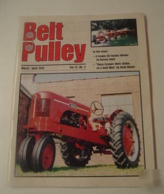 Belt pulley magazine, mar/april 1999, contents listed