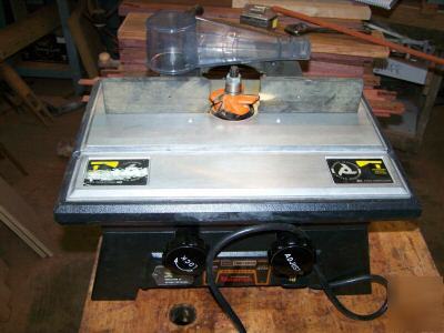 Craftsman shaper, router, router table, dovetail jig