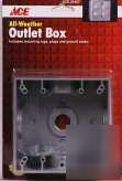 Gam-pak products 34407 outlet box 2G 1/2 3HL g