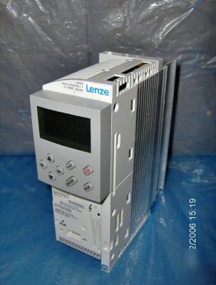 Lenze frequency inverter drive 8200 series .75 hp 240 v