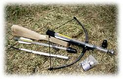 Medi-dart crossbow syringe/livestock/cattle/deer/elk