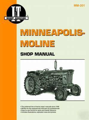 Minneapolis-moline i&t shopservice repair manual mm-201