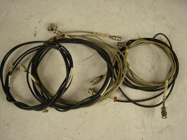 Mixed lot bnc rf cables (10)