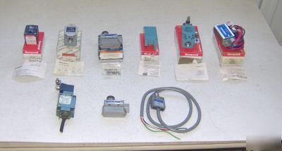 New 9 piece lot honeywell microswitches 