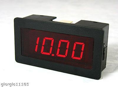 New brand 3Â½ red led digital volt panel meter dc 0-20V
