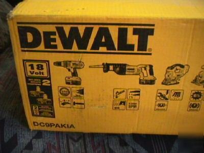 New dewalt 9 tool, 18V, xrp kit, DC9PAK1A, in box
