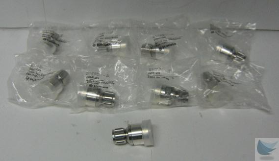 New lot of 9 suhner 33 n-716-50-1 din-f to n-m adapters