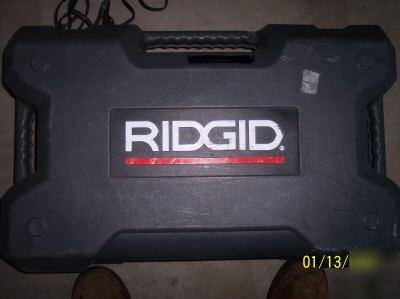 Ridgid 320 -e crimping tool with crimping heads