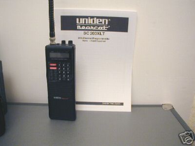 Uniden bearcat BC200XLT scanner police nascar