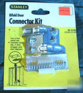 Bi-fold door connector kit-stanley 40-2140 nos
