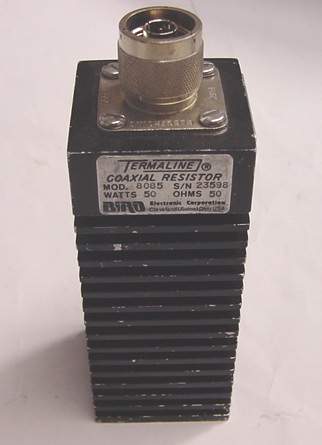 Bird termaline coaxial resistor 50W 50 ohms model 8085 