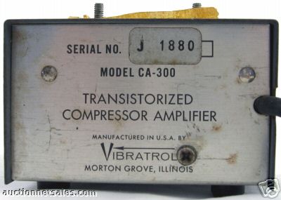 Cobra transistorized compressor amplifier ca-300