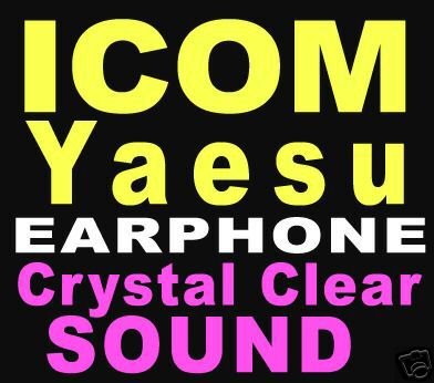 For icom earphone ptt mic headset yaesu- vertex- maxon 