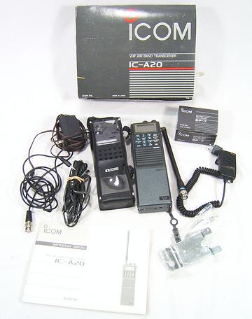 New icom vhf air band transceiver ic-A20 accessories 