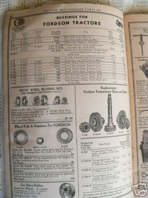 1939 tractor equipment catalog fordson, j.d. i.h. minn-