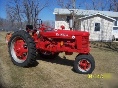1952 super h farmall tractor/tottaly restored/perfect 