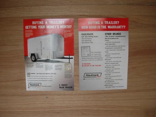 2007 6 x 14 haulmark enclosed utility - cargo trailer