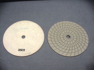 7â€ wet polishing disc â€“ velcro backed - #3500
