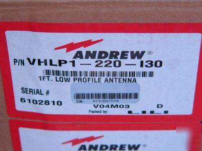 Andrew 21.2-23.6GHZ microwave antenna kits lot of 12