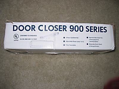 Cal royal 900 series door closer aluminum p.bf.da