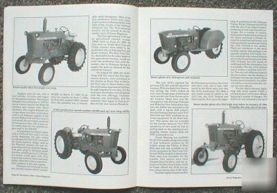 John deere 1010 farm tractor green magazine jd