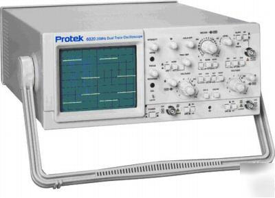 Protek 6020 20MHZ 2 ch analog oscilloscope