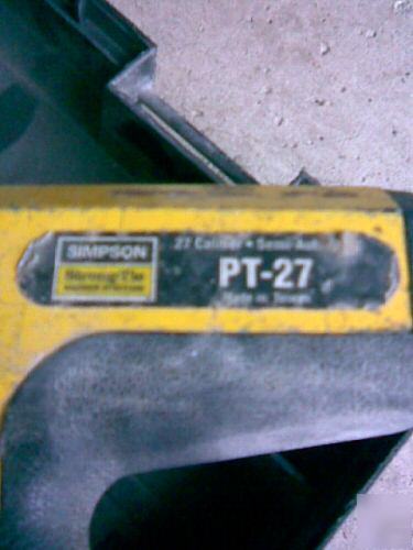 Simpson pt-27 .27 caliber powder semi-auto anchor gun 