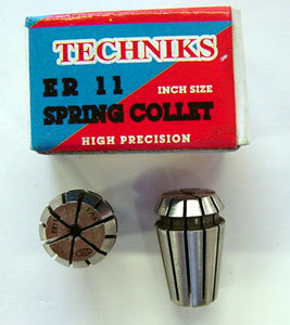 Techniks close tolerance cnc er 11 1.0-1.5 mm collet