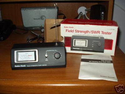 Radio shack field strength meter / swr tester -antenna 