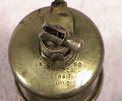 Consolidated oiler detroit brass hit & miss gas engine