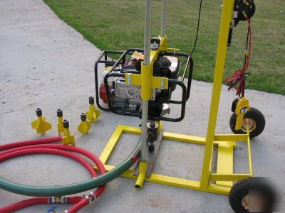 Hydrotechpro portable water well (borehole) drill rig