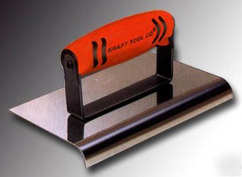 Kraft tool hand concrete edger steel CF101PF 8 in long
