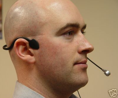 Lightweight headset for motorola business class radios