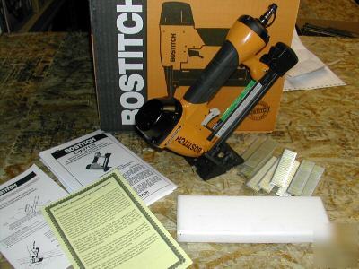 New bostitch floor stapler,1,000 free staples lhf 