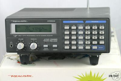 Realistic pro-2006 programable radio scanner 20-145