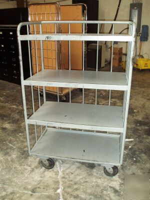 Rolling steel shelf unit