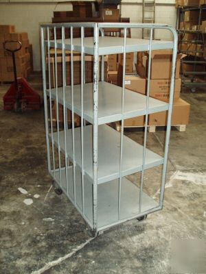 Rolling steel shelf unit
