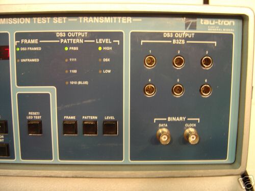  S5200E DS3 digital transmission test set w/manual