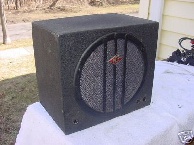 Vintage national hro receiver radio speaker - jensen pm