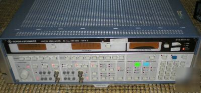 Rohde & schwarz audio analyzer 10HZ - 100KHZ UPA3 opt 