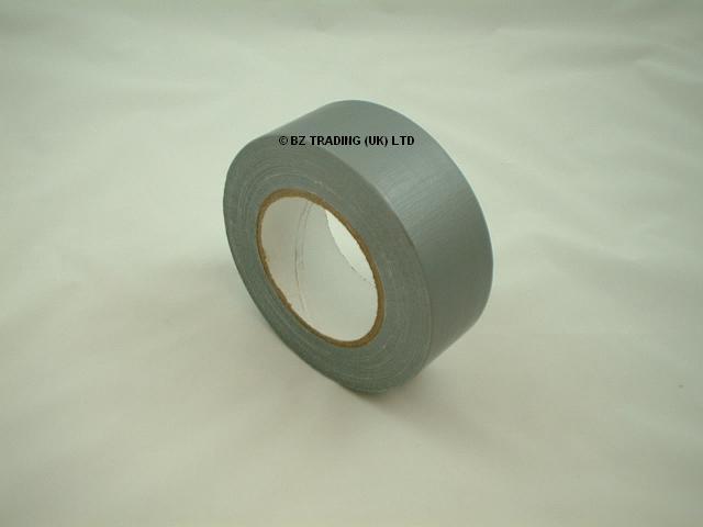 6 x rolls silver heavy duty cloth/gaffa tape-50MM x 50M