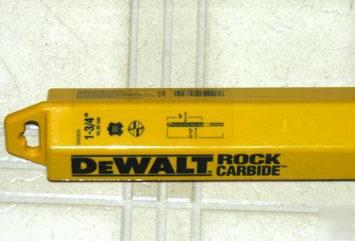 Dewalt DW5830 1-3/4â€x 22â€ sds max rock carbide bit
