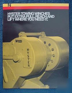 Hyster W6F-W8K-W12D towing winches brochure